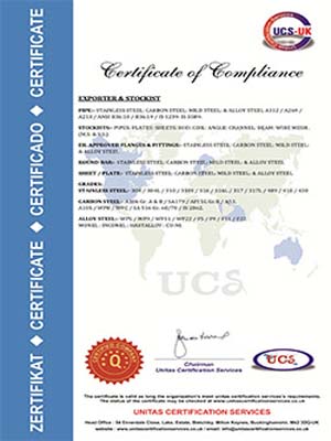 Certificate of Complience