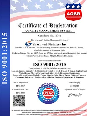 ISO 9001:2018 Certificate